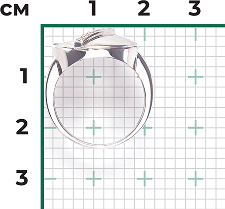 Кольцо с фианитами из серебра (арт. 2446332)