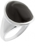 Кольцо с ониксами из серебра (арт. 2391419)