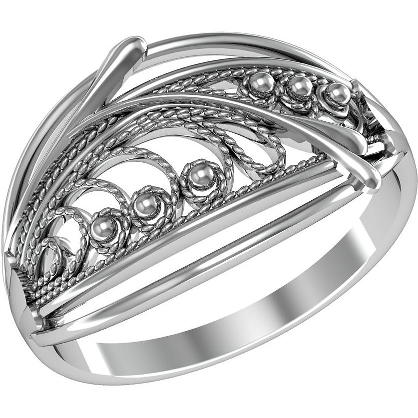 Кольцо из серебра (арт. 2129476)