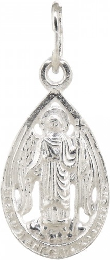 Подвеска-иконка "Ангел-хранитель" из серебра (арт. 2141450)