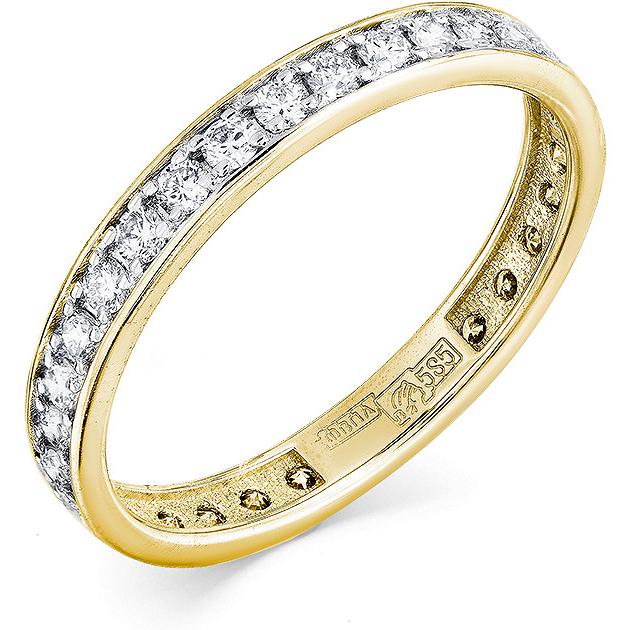Кольцо с 34 бриллиантами из жёлтого золота (арт. 2167518)