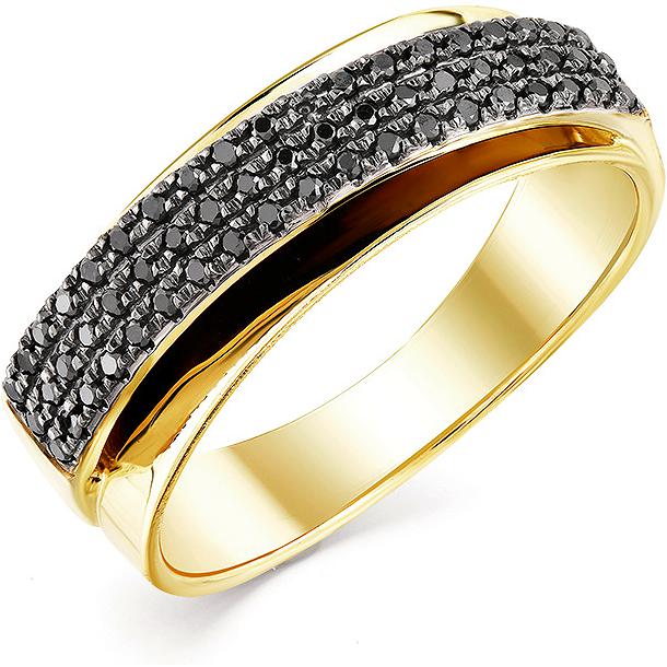 Кольцо с 57 бриллиантами из комбинированного золота (арт. 2167898)