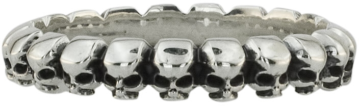 Кольцо Черепа из серебра (арт. 2183643)