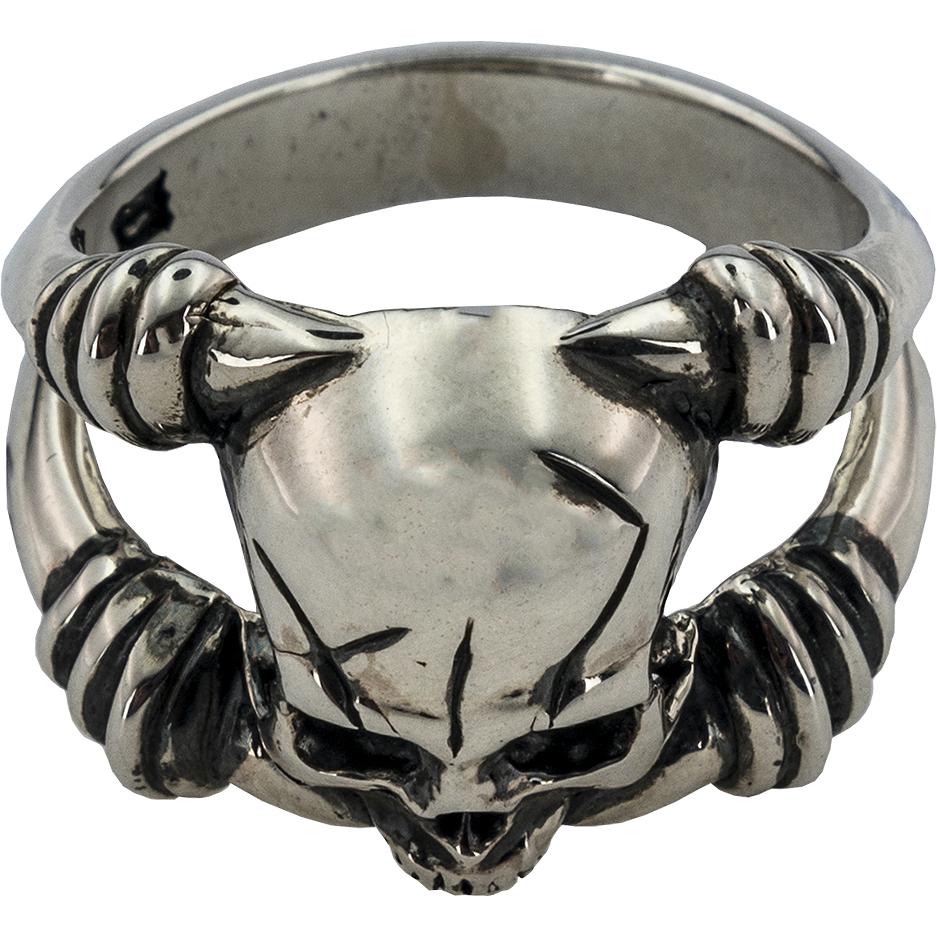 Кольцо Череп из серебра (арт. 2183645)