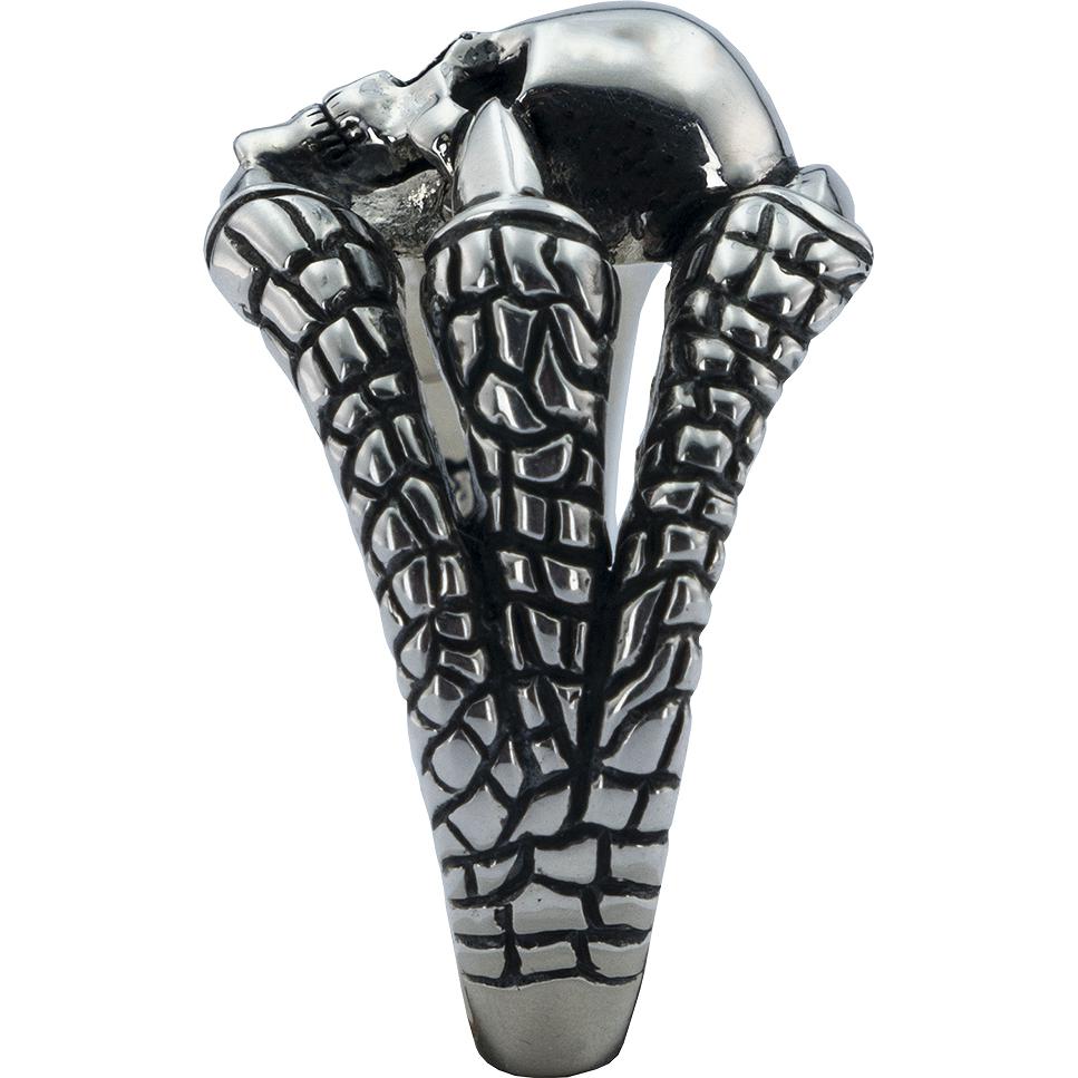 Кольцо Череп из серебра (арт. 2184107)