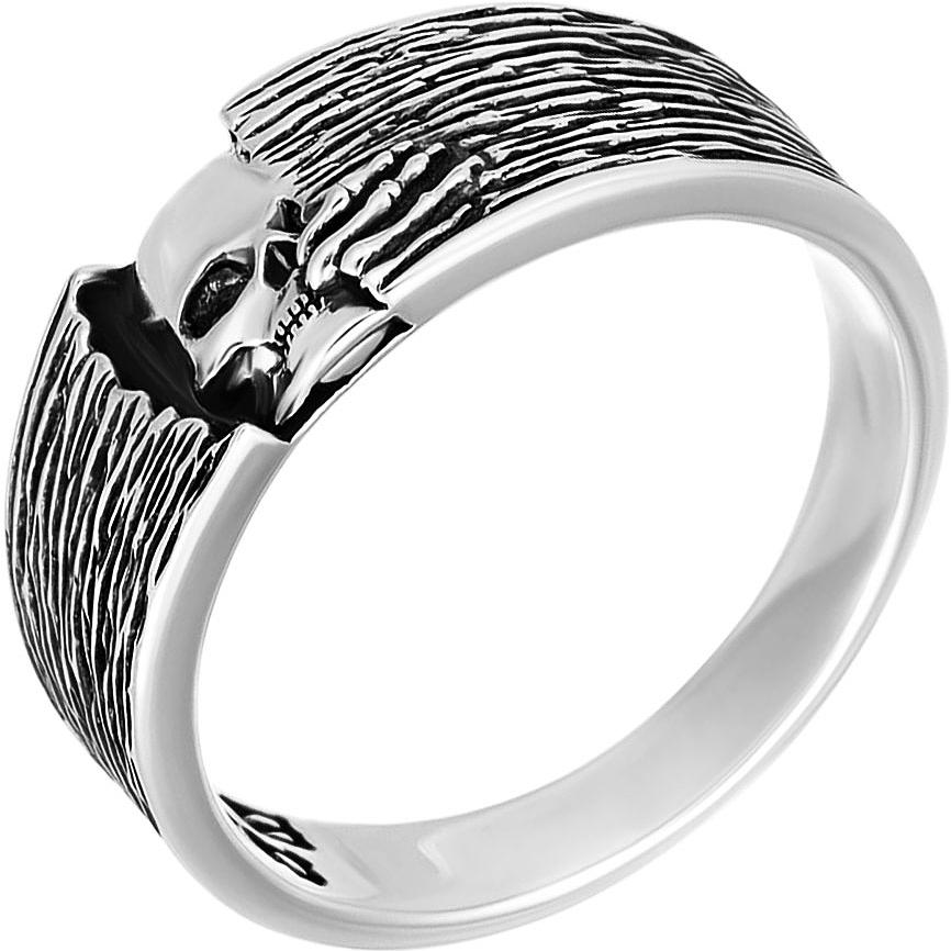 Кольцо Череп из серебра (арт. 2184266)