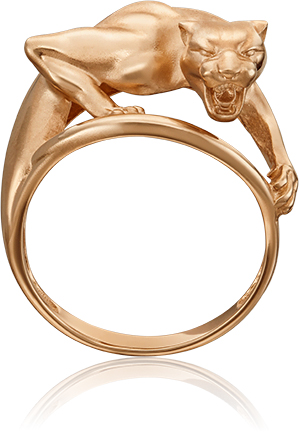 Кольцо с эмалью из красного золота (арт. 2210254)