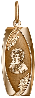 Подвеска-иконка из красного золота (арт. 2213660)