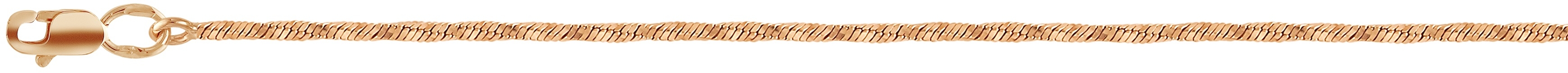 Цепочка плетения "Шнурок" из красного золота (арт. 2320101)