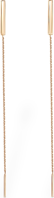 Серьги из красного золота (арт. 2382853)