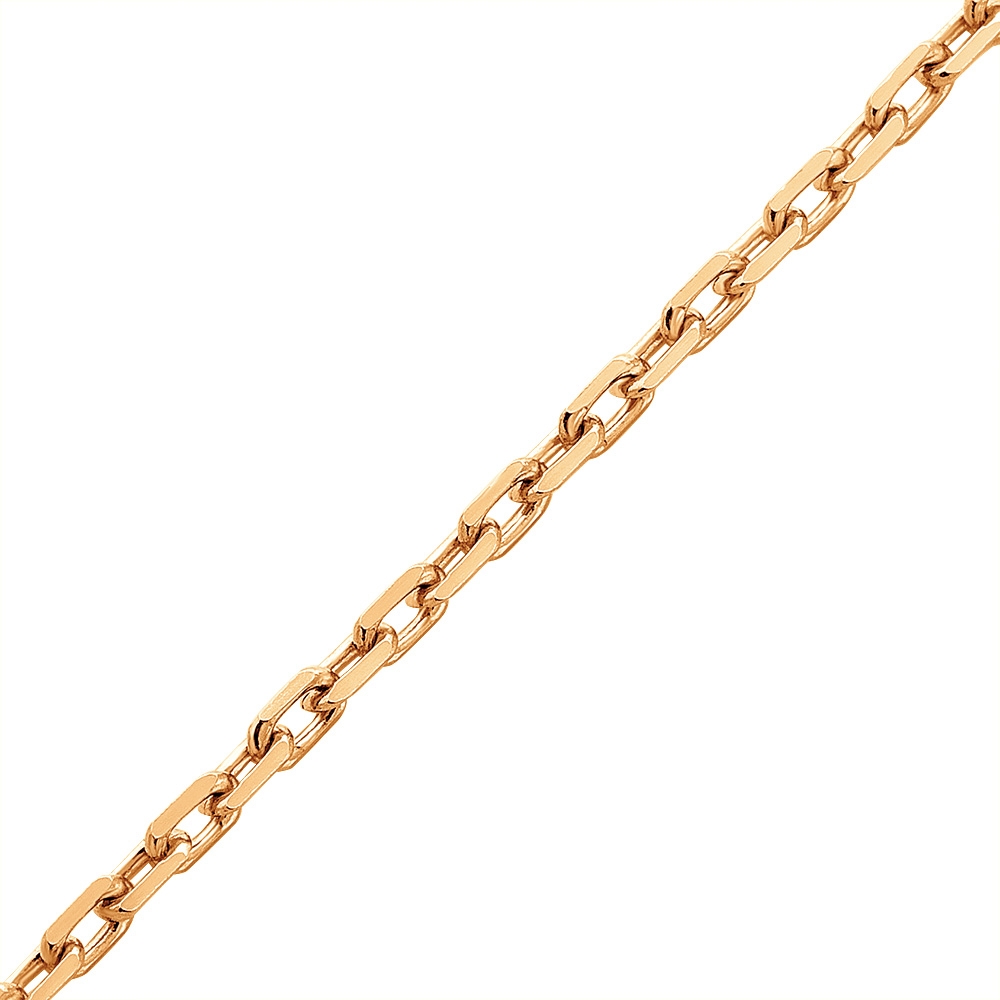 Цепочка плетения "Якорное" из красного золота (арт. 2420159)