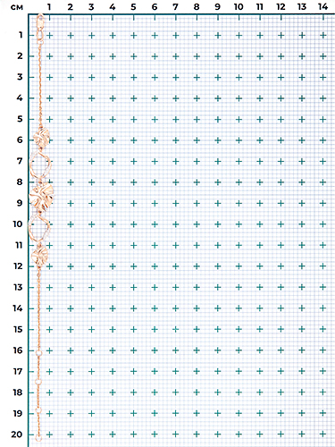 Браслет с топазами из красного золота (арт. 2446274)