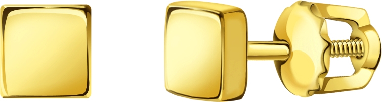 Серьги из жёлтого золота (арт. 2472822)