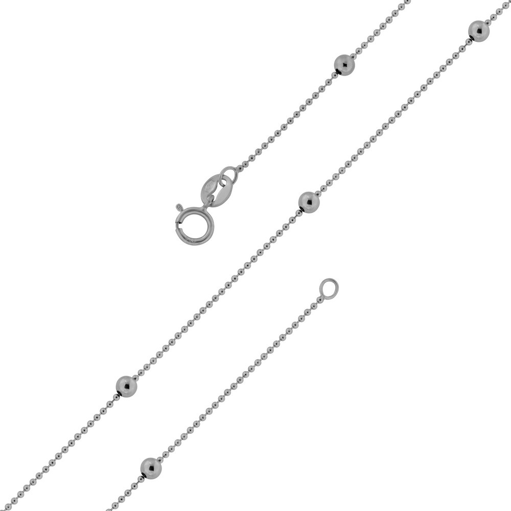 Цепочка плетения "Перлина" из серебра (арт. 2550029)