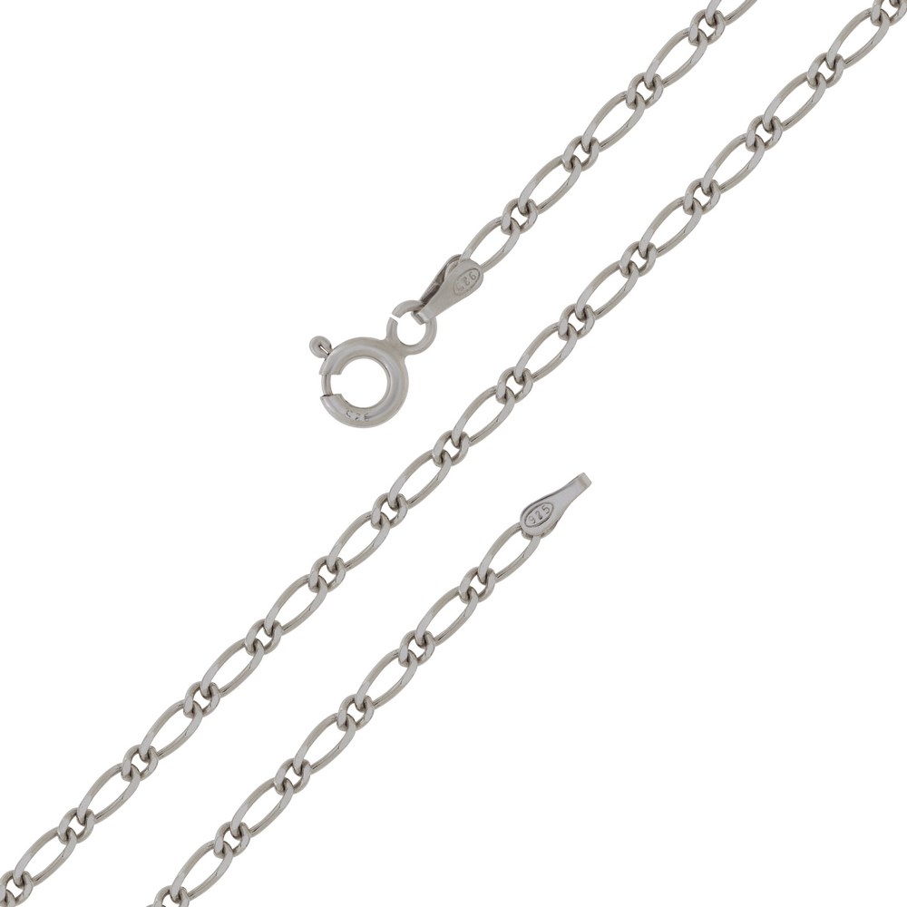 Цепочка плетения "Фигаро" из серебра (арт. 2550042)