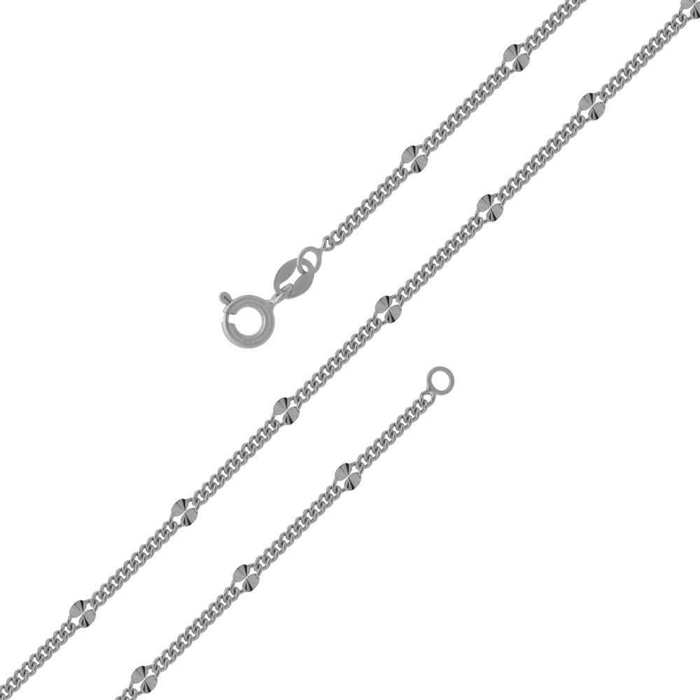 Цепочка плетения "Панцирное" из серебра (арт. 2550056)