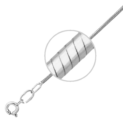 Цепочка плетения "Шнурок" из серебра (арт. 328157)