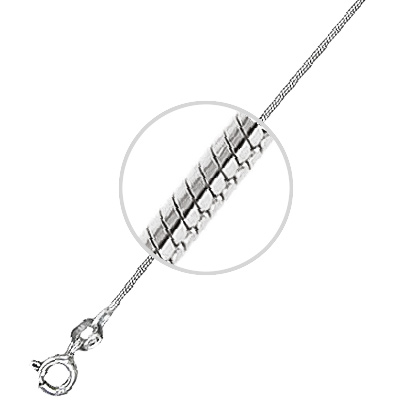 Цепочка плетения "Шнурок" из серебра 925 пробы (арт. 356628)