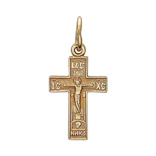 Крестик из красного золота (арт. 368562)