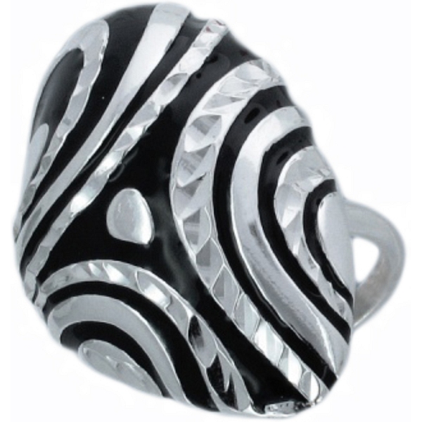 Кольцо с эмалью из серебра (арт. 374928)