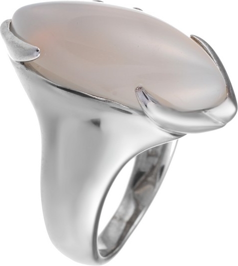 Кольцо с агатом из серебра (арт. 734080)