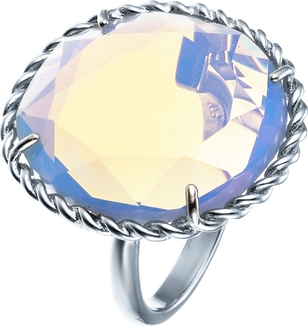 Кольцо с стеклом из серебра (арт. 734804)
