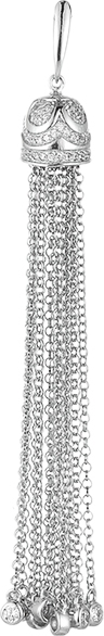 Подвеска с фианитами из серебра (арт. 740244)