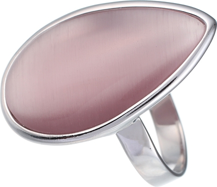 Кольцо с ювелирным стеклом из серебра (арт. 740917)