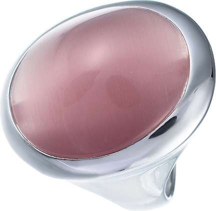 Кольцо с ювелирным стеклом из серебра (арт. 740958)