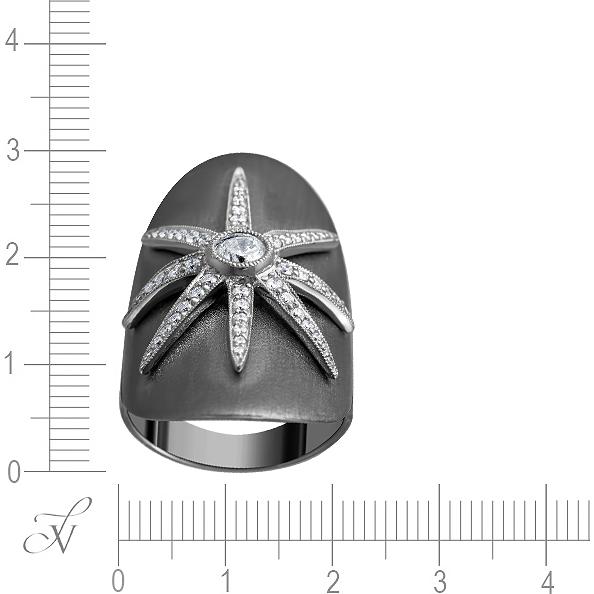 Кольцо с 53 бриллиантами из комбинированного золота (арт. 766123)