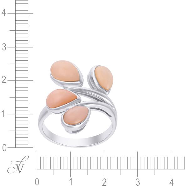 Кольцо с кальцитами из серебра (арт. 769590)