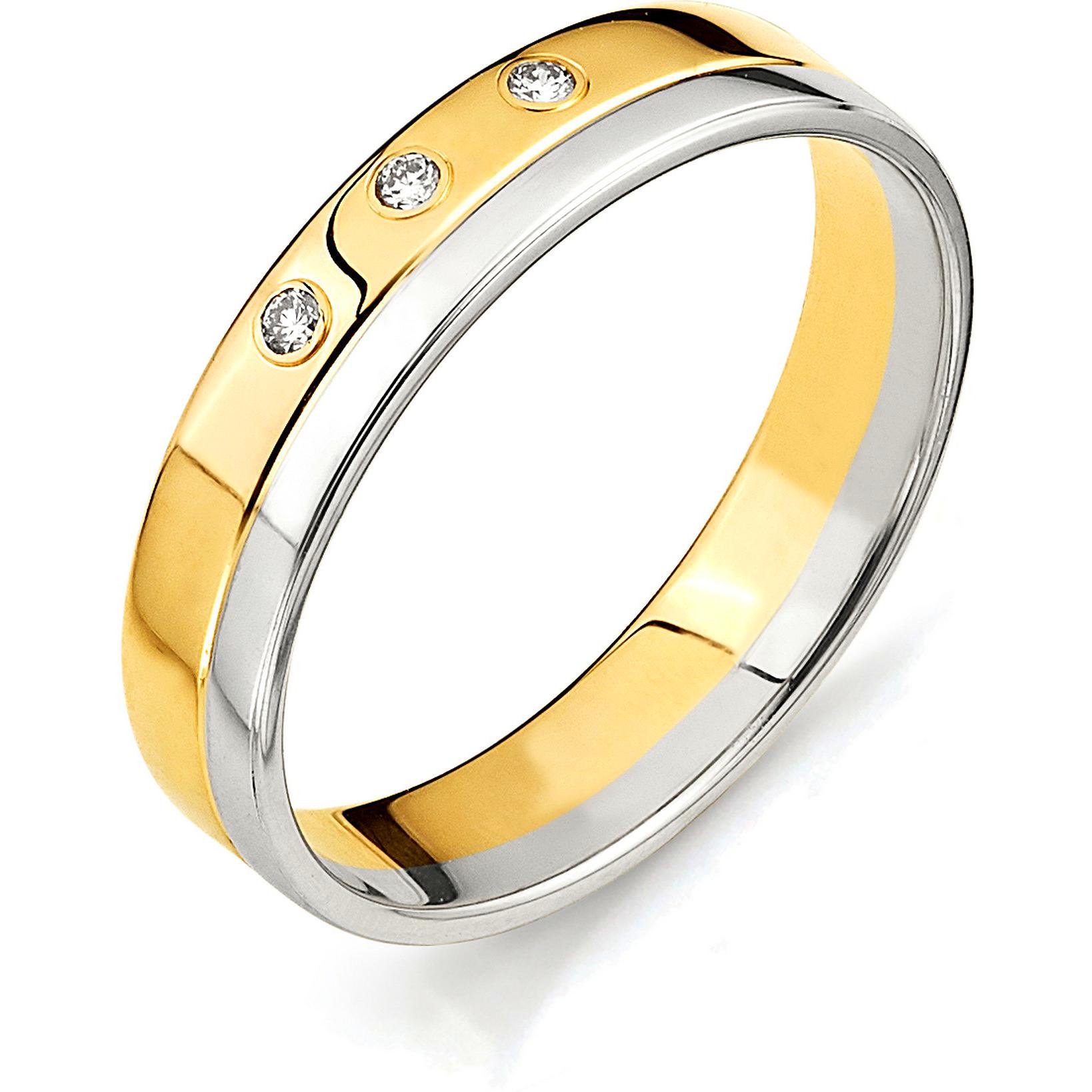 Кольцо с бриллиантами из красного золота (арт. 811527)