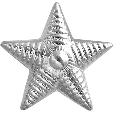 Звезда для погон из серебра (арт. 825442)