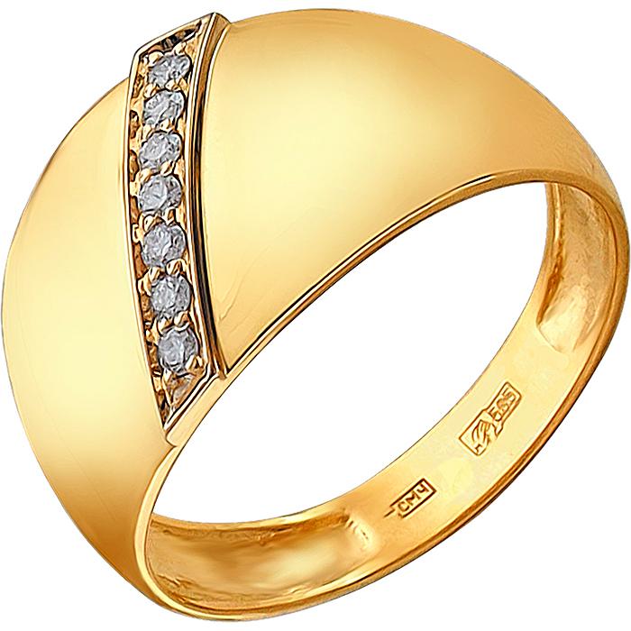 Кольцо с бриллиантами из комбинированного золота (арт. 835065)