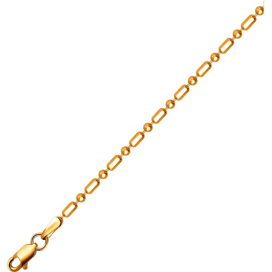 Цепочка декоративного плетения из красного золота (арт. 870546)