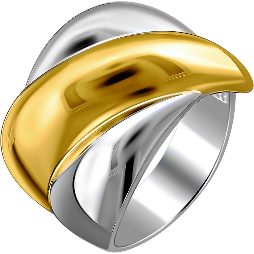 Кольцо из серебра с позолотой (арт. 872787)