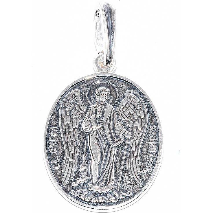 Подвеска-иконка Ангел Хранитель из серебра (арт. 910200)
