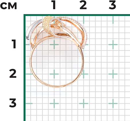 Кольцо из комбинированного золота (арт. 2213500)
