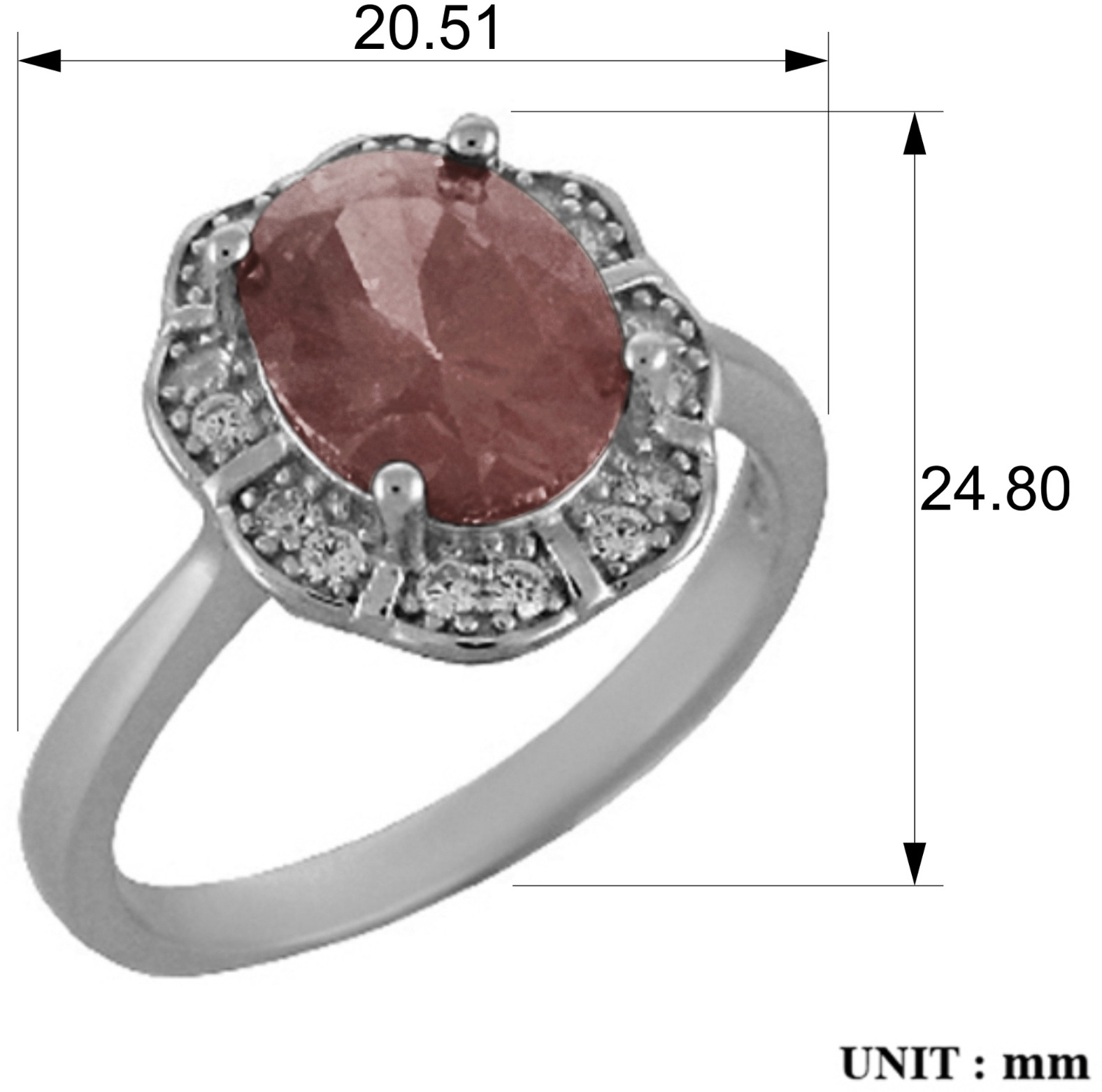 Кольцо с фианитами и морганитами из серебра (арт. 2390792)