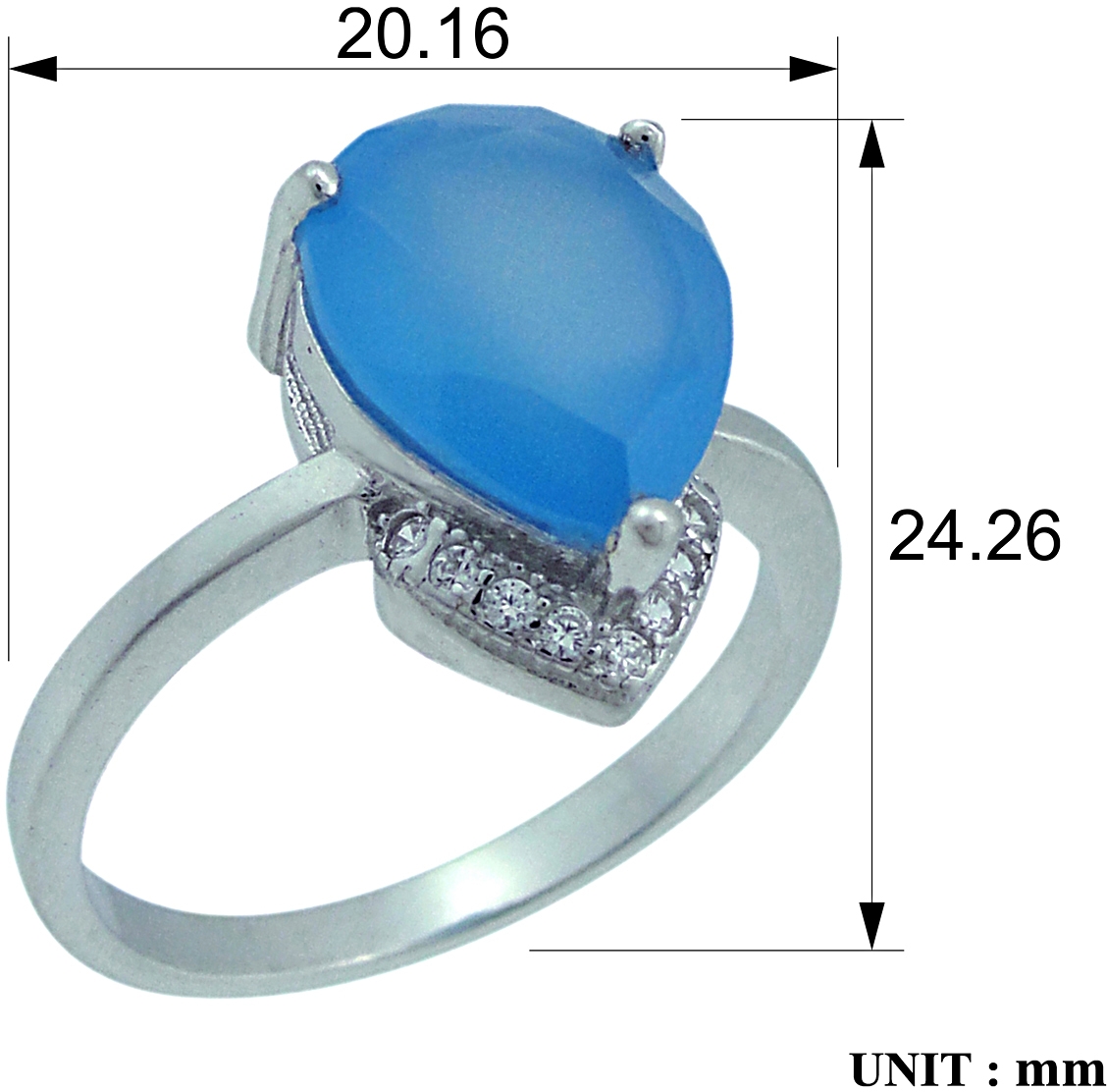 Кольцо с агатами и фианитами из серебра (арт. 2393439)