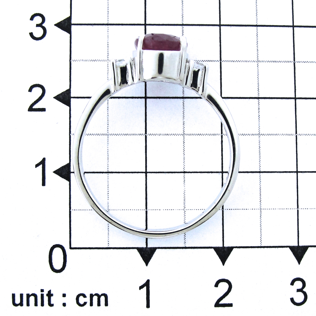 Кольцо с рубинами и фианитами из серебра (арт. 2393584)