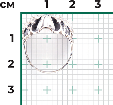 Кольцо с эмалью из серебра (арт. 2440700)