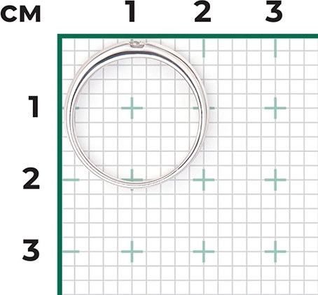 Кольцо с 1 бриллиантом из белого золота (арт. 2441794)