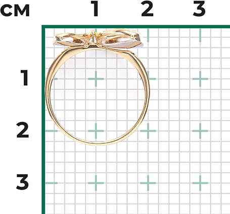 Кольцо из комбинированного золота (арт. 2444543)