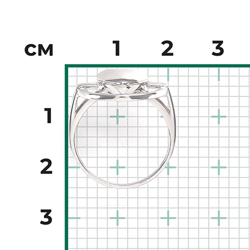 Кольцо из серебра (арт. 2445116)