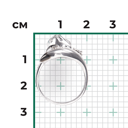 Кольцо из серебра (арт. 2445125)