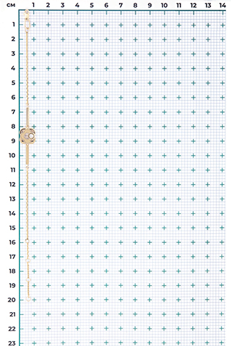 Браслет с 3 бриллиантами из комбинированного золота (арт. 2446111)