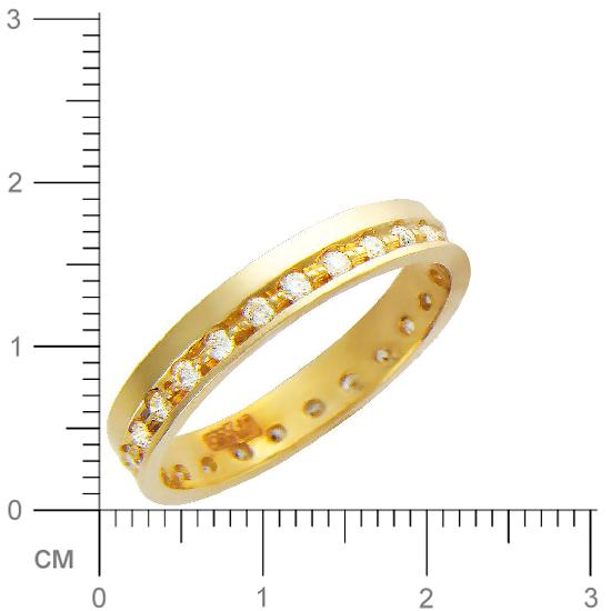 Кольцо с 29 бриллиантами из красного золота  (арт. 301097)