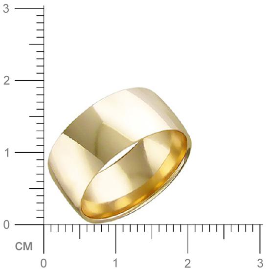 Обручальное кольцо из желтого золота (арт. 316904)