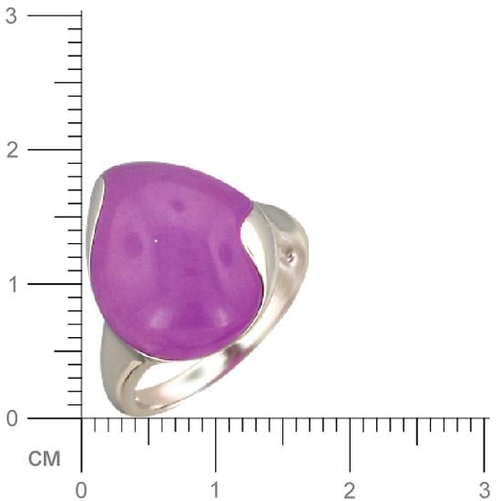 Кольцо с жадеитом из серебра (арт. 321360)